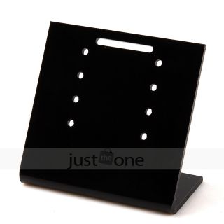 Acrylic 8 holes Jewelry Display for 4 pairs Stud Earrings Holder Stand 