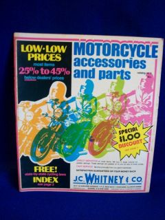 JC Whitney Company Motorcycle Parts Accessories Catalog 3