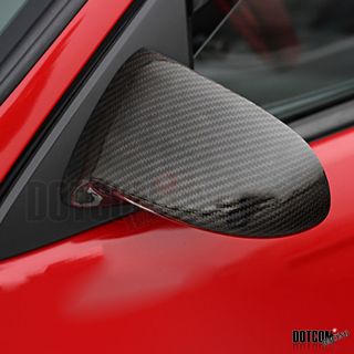 JDM 94 01 Acura Integra Real CF Spoon Manual Door Mirrors Carbon Fiber 