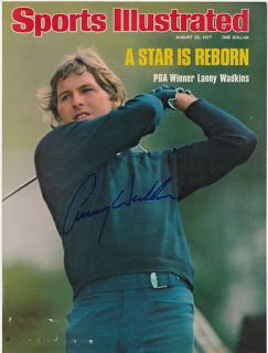 Lanny Wadkins Signed Sports Illustrated Cover Golf COA