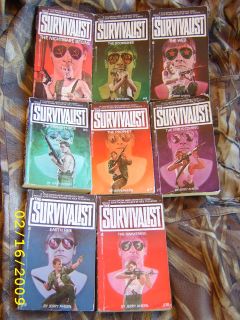 Jerry Ahern Survivalist Series Books 2 4 5 6 7 8 9 10