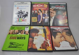 Lot of 6 Various Comedy Male Comedy DVD Movies ADULT OWNED HOME
