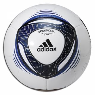 adidas SC GLIDER 2011 Soccer Ball White   Royal   Silver Brand New Sz 