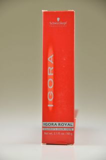   Professional Igora Royal Hair Color Lots of Variations