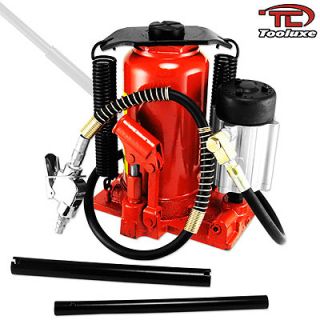 20 Ton Air Over Hydraulic Bottle Jack Butterfly Trigger Auto Repair 