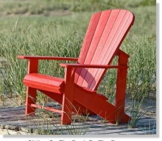 Adirondack Chair Recycled Plastic Beach Patio Outdoor Furniture Heavy 