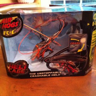Air Hogs Remote Control Helicopter with Cage New in Box