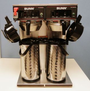 Bunn CWTF Twin APS Dual Airpot Coffee Brewer with Airpots