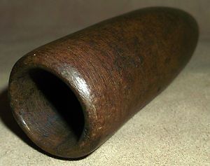 Old RARE Stone Indian Artifact Medicine Mans Tube Peace Pipe Native 