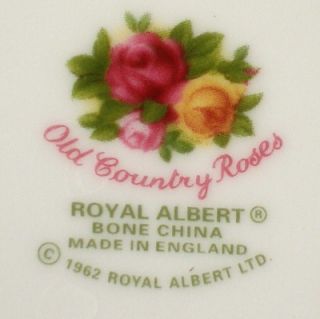 Royal Albert China Old Country Roses Snack Plate Cup