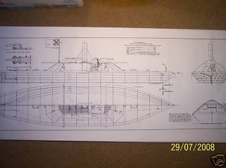 CSS Albemarle SHIP Boat Model Boat Plan