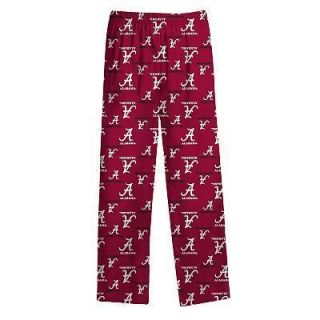 Alabama Crimson Tide PJ Lounge Pants Pajama Kids Boys MD Fits 5 6 Year 