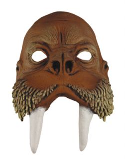 adult walrus halloween costume half mask