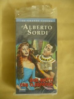   CLEOPATRA “VHS” IL GRANDE CINEMA DI ALBERTO SORDI   FABBRI EDITOR