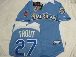 Mike Trout Angels Authentic 2012 All Star Jersey Majestic Med LG XL 