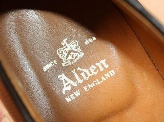 Alden Mens Welterweight #946 Brown Alpine Grain Bluchers Oxford Size 