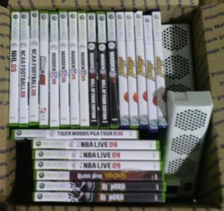 Xbox 360 Lot of 3 Working Accessories 23 Working Games