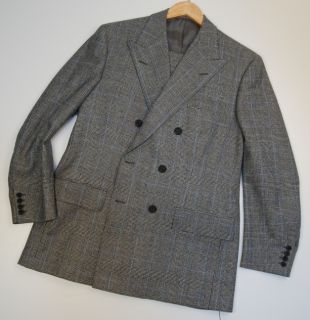 4500 Fallan Harvey Savile Row Bespoke Suit 42 36 Prince of Wales 