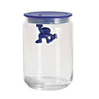 Alessi New Gianni Kitchen Storage Jar Dark Blue 90CL