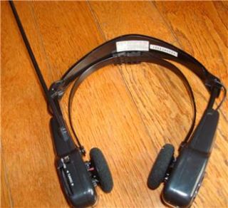 gpx walkman sports am fm radio headphones folding new