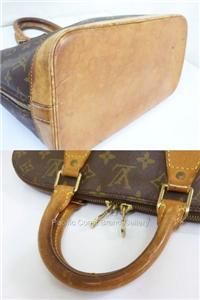 Louis Vuitton Monogram Alma Hand Bag 100 Authentic