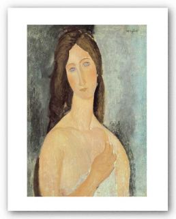 Art Jeanne Hebuterne Aux Epaules Nues Amedeo Modigliani