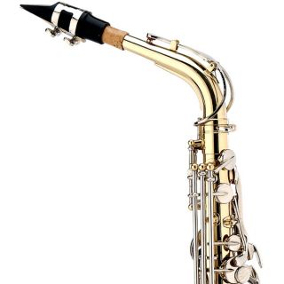 New Gold Body Nickel Key Brass Alto Saxophone $39GIFT