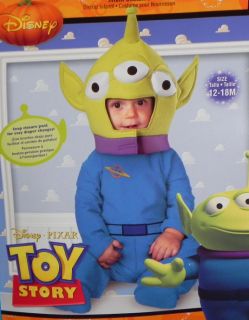New Disney Toy Story Alien Costume Baby Infant 12 18 Months Halloween