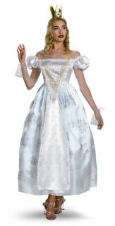 Alice in Wonderland White Queen Deluxe Adult Costume
