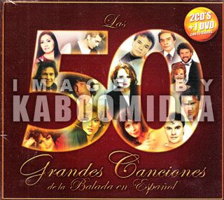 CD DVD 50 Grandes Baladas Juan Gabiel Rocio Durcal Pimpinela Lucia 