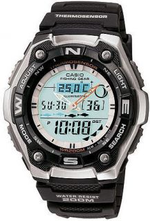 Mens Casio Sport Fishing Gear Analog Digital Watch AQW101 1AV