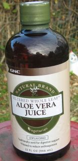   Natural Brand  Whole Leaf Aloe Vera Juice 32 fluid ounces (Unflavored