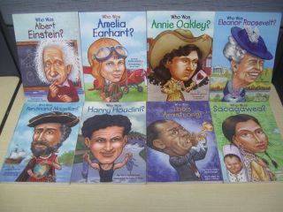   WAS  Childrens History biography Famous People Chapter BOOK LOT