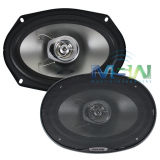  Alpine® sXe 6925s 6 x 9 2 Way Type E Car Stereo Coaxial Speakers 