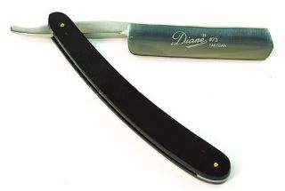 barber affordable shaving razor w plastic handle stainless steel blade
