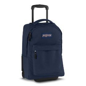 Jansport Superbreak Wheeled Backpack Navy Blue New