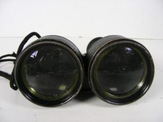 Vintage Andrew J Lloyd Co Boston Terraquascope Binoculars Good 