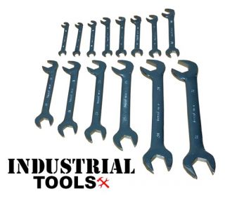 14 PC Angle Wrench Set Metric Open End Wrench 14 PC Wrench Set Angle 