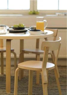 NIB unopened Alvar Aalto Chair 69 Birch Authentic Artek. Design Within 