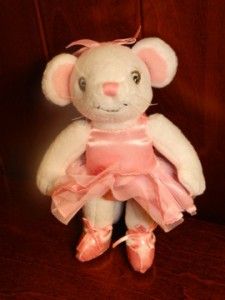 Angelina Ballerina Purse American Girl Plush Stuffed Animal Mouse 