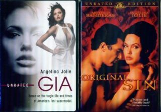 Angelina Jolie GIA Original Sin Sexy Unrated Versions New 2 DVD 