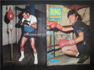 romeo anaya photocover mexican boxing magazine 1973