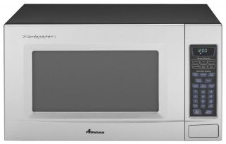Amana Radarange AMC2206BAS 2 0 cu Microwave 1100 Watts Stainless Black 