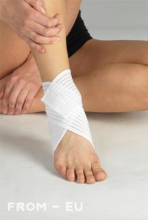 Deluxe Ankle Support Wrap Elastic Bandage Foot Sprain Brace Velcro 
