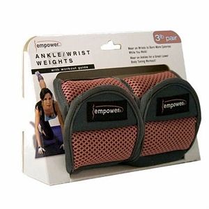 empower ankle wrist weights 3 pounds 1 pr tone and firm upper and 