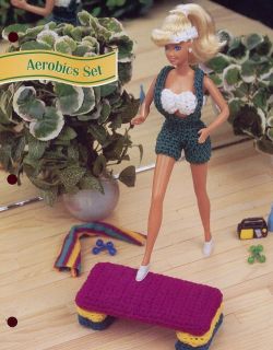 Aerobics Set Outfit for Barbie Doll Crochet Pattern 30 Days to Shop 