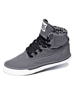 Famous Stars Straps Future High Top Trainers Charcoal