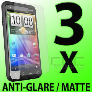   for HTC EVO 3D 3VO Anti Glare Matte Screen Savers Protectors Guards