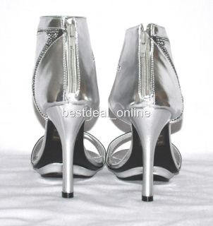 Marichi Mani Silver Ankle Cuff Heel Sandal Sz 5 5 to 10