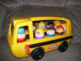 little tikes school bus with 9 toddle tots vintage time